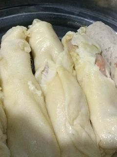 Foto resep Chicken egg roll ala"