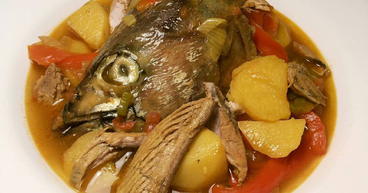 Cabeza de bonito listado al Curry con patatas Receta de Alexis Urrutia ...