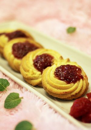手工果醬系列♫莓醬奶酥❤ 的食譜成品照片