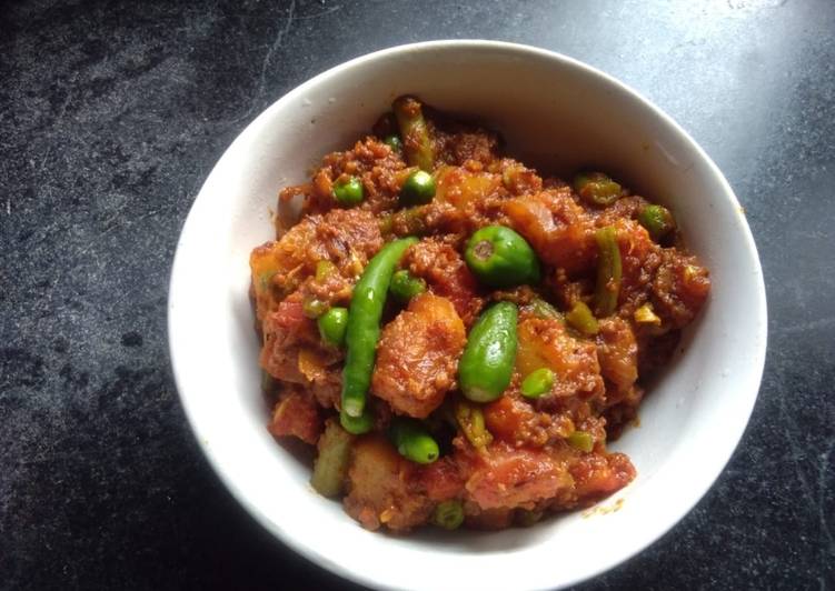 Easiest Way to Make To Try At Home Keema matar