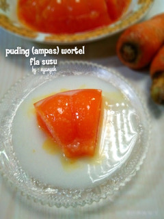 Foto resep Puding (ampas) wortel fla susu