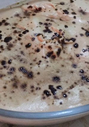 صورة لوصفة كعكة النسكافيه الباردة