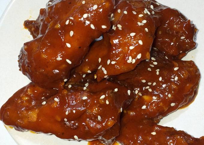 Resep 양념 치킨 (Korean Chicken Wings), Menggugah Selera