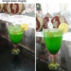 A picture of Virgin kiwi mojito.