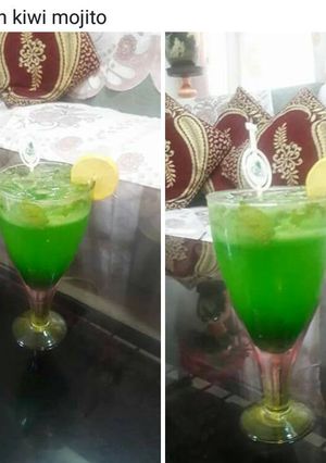 A picture of Virgin kiwi mojito.