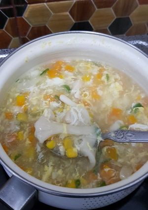 Foto resep Sup Ayam Jamur Tiram