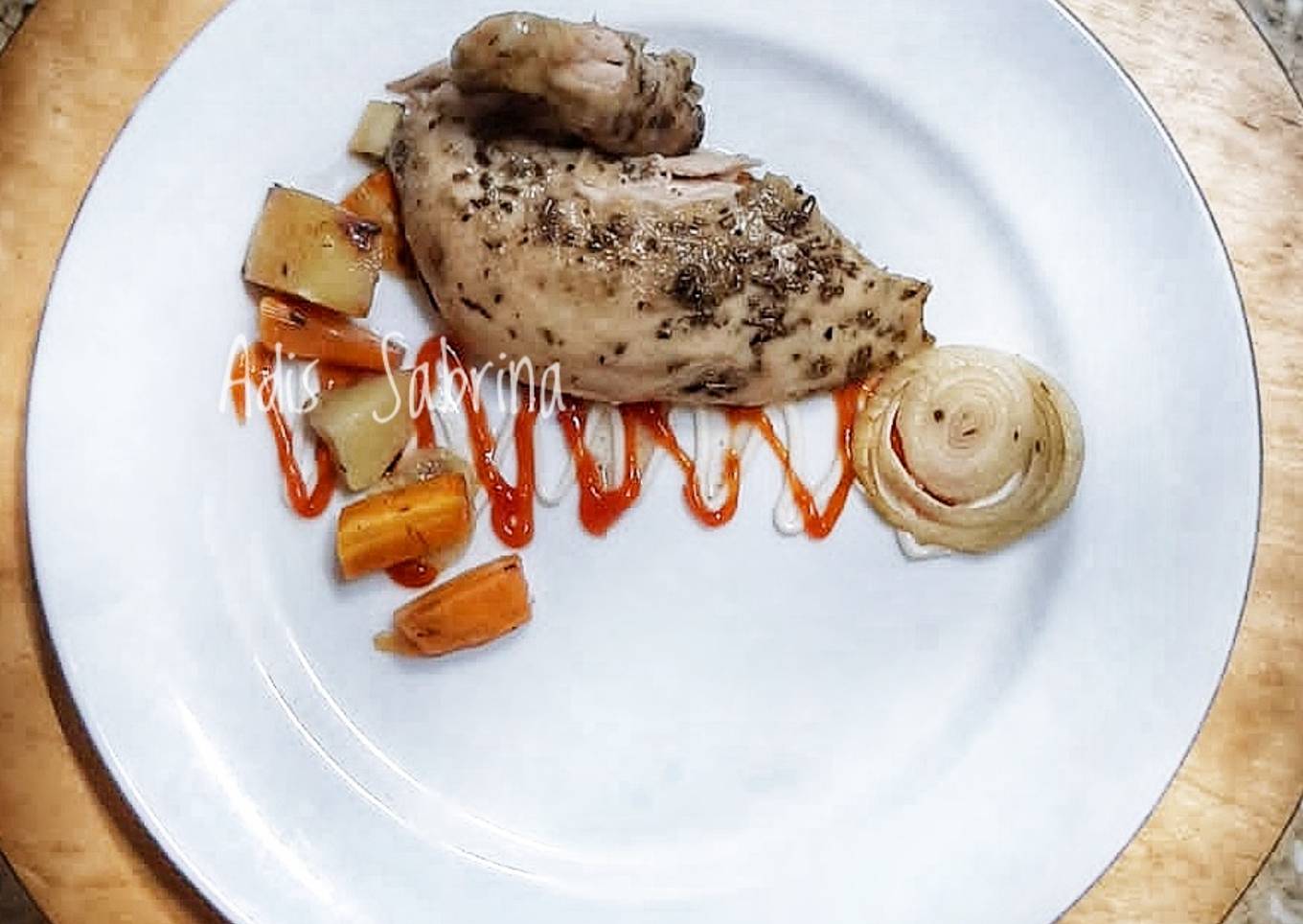 Roasted chicken