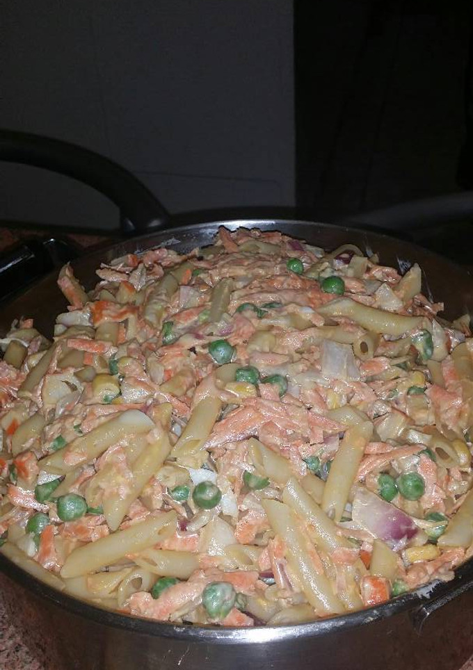Una foto de Ensalada de macarrones