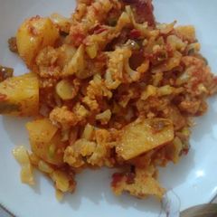Spicy Allu Ghobi Recipe A picture of Spicy Allu Ghobi Recipe.