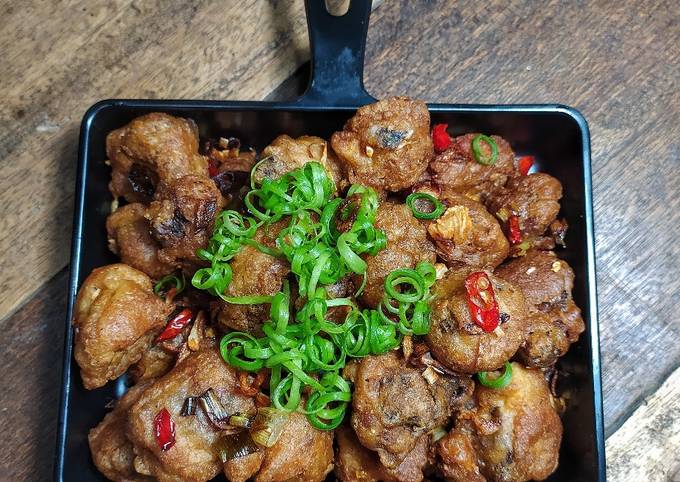 Ayam Popcorn Bawang Goreng