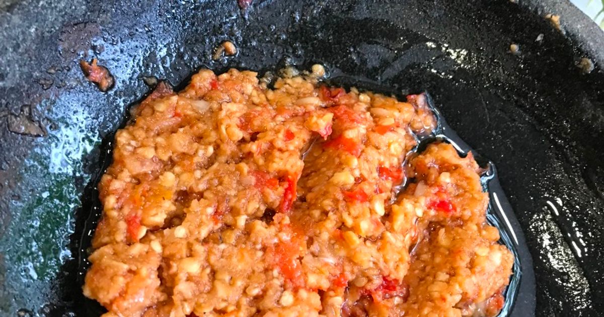Sambal penyet ala pak gembus