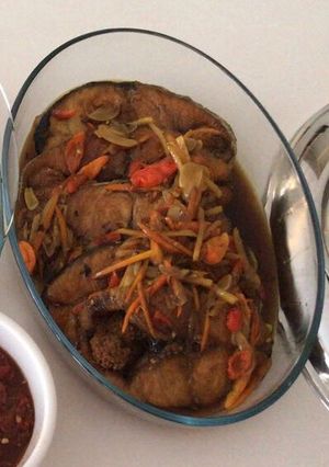 Foto resep Ikan kecap kunyit rawit