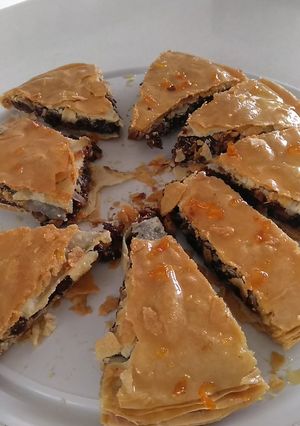 Una foto de Baklava
