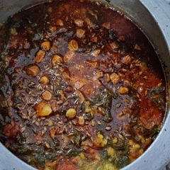 A picture of Instant Mung dal palak.