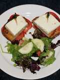 Chicken Milanesa (Escalopa) with Goat Cheese, Jon Style