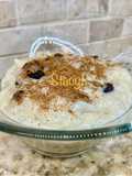 Ρυζόγαλο με Σταφίδες (με μαγειρεμένο ρύζι) - Rice Pudding (with Cooked Rice)!