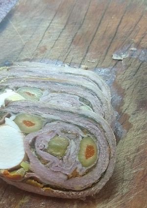 Una foto de Matambre con una vuelta de rosca