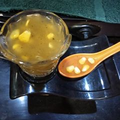 A picture of Sweet Corn soup.
