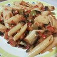 Penne rigatti con salsa BC de berenjenas (estilo caponata) 🍆🍅