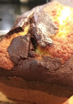 Una foto de Budín marmolado