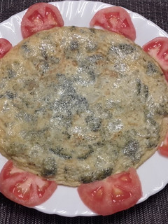 Una foto de Tortilla de brócoli