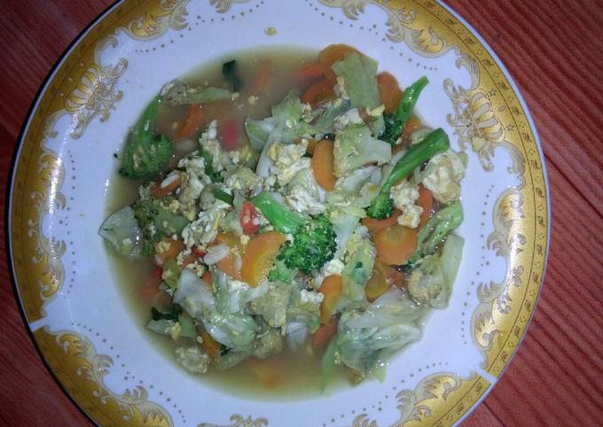 Resep Day 1 : Cah Sayur Telur (menu sahur) #BikinRamadanBerkesan Anti Gagal