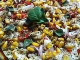 फ्रेश हर्ब पिज़्ज़ा (Fresh Herb Pizza recipe in hindi)