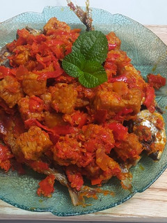 Foto resep Balado ikan kembung dan tempe