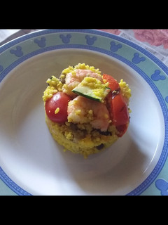 Foto di Cous cous con gamberi e verdure