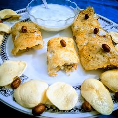 A picture of Sago sama stuffed roll.