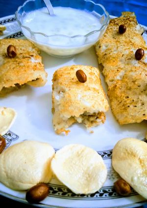 A picture of Sago sama stuffed roll.