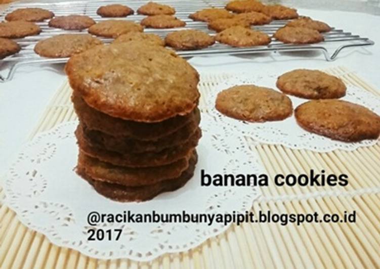 Resep Banana Cookies (kue kering pisang) #indonesiamemasak