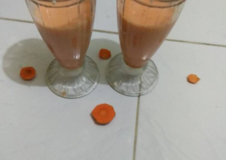 Wortel milkshake thailand ala-ala #bikinramadhanberkesan