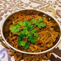 A picture of Baingan Bharta.