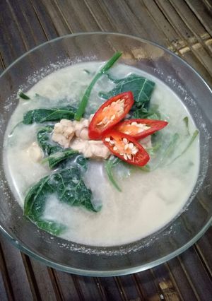 Foto resep Bobor pucuk labu dan tempe
