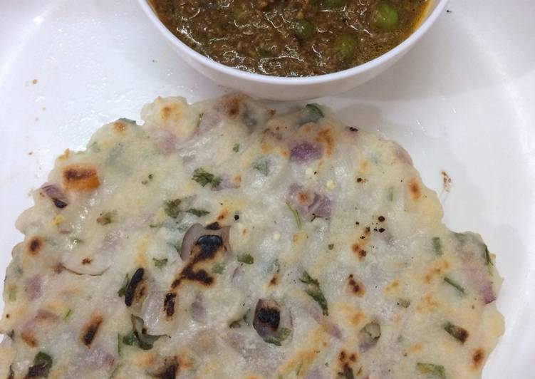 Akki roti and kurma