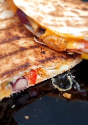 O poză a rețetei Quesadilla cu pui.