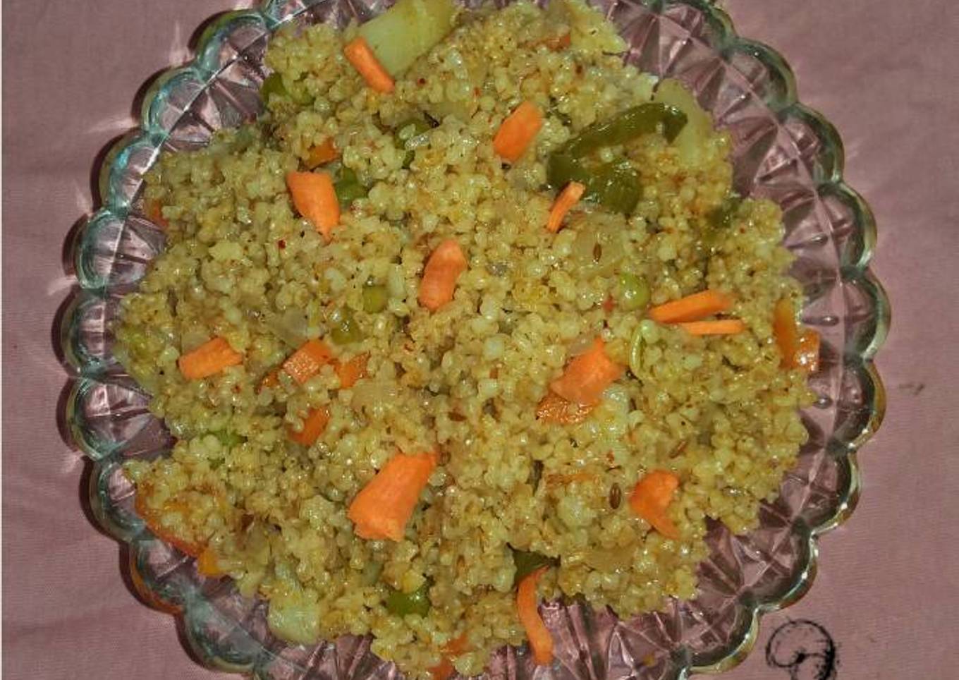Indian vegetables dalia