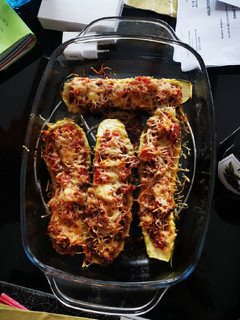 Une photo de Courgettes farcies à la viande hachée