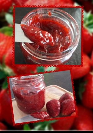 Una foto de Mermelada de frutillas 🍓🍓