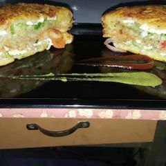 A picture of Stuff bread pakoda.