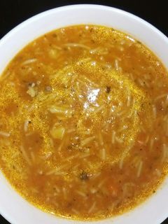 عکسی از دستور سوپ ورمیشل