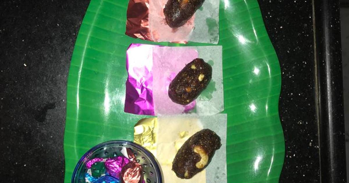 Anjeer gond winter chocolates Recipe by Darshana sanghvi - Cookpad