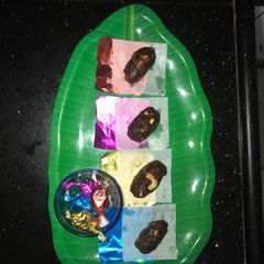 Anjeer gond winter chocolates A picture of Anjeer gond winter chocolates.