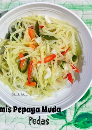 Foto resep Tumis Pepaya Muda Pedas