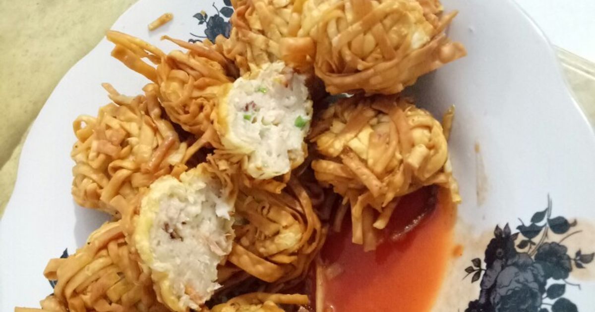 Dim Sum Rambutan Resep Dimsum Udang Rambutan oleh Shanti - Cookpad