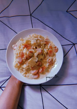 Foto resep Shirataki Carbonara🍝