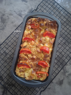 Foto resep Bread and Cheese Pudding