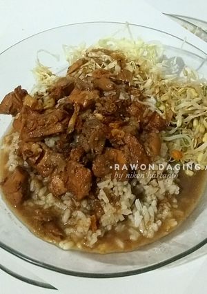 Foto resep Rawon daging ayam