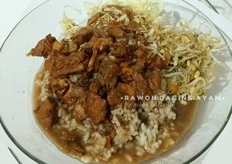 Rawon daging ayam